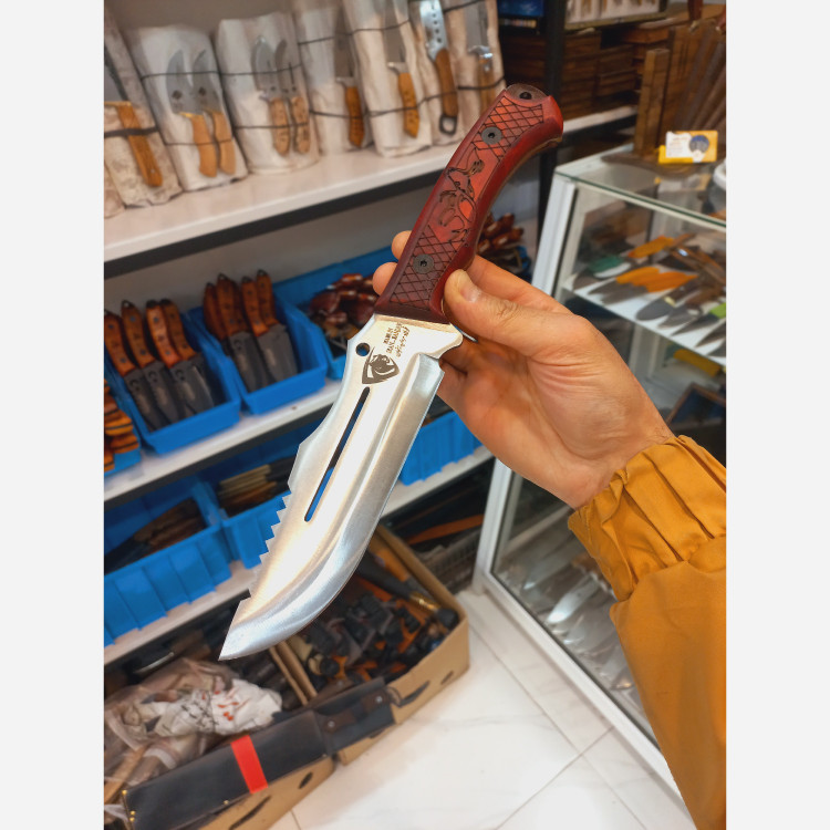 چاقو طبیعتگردی فولاد مروارید زنجان