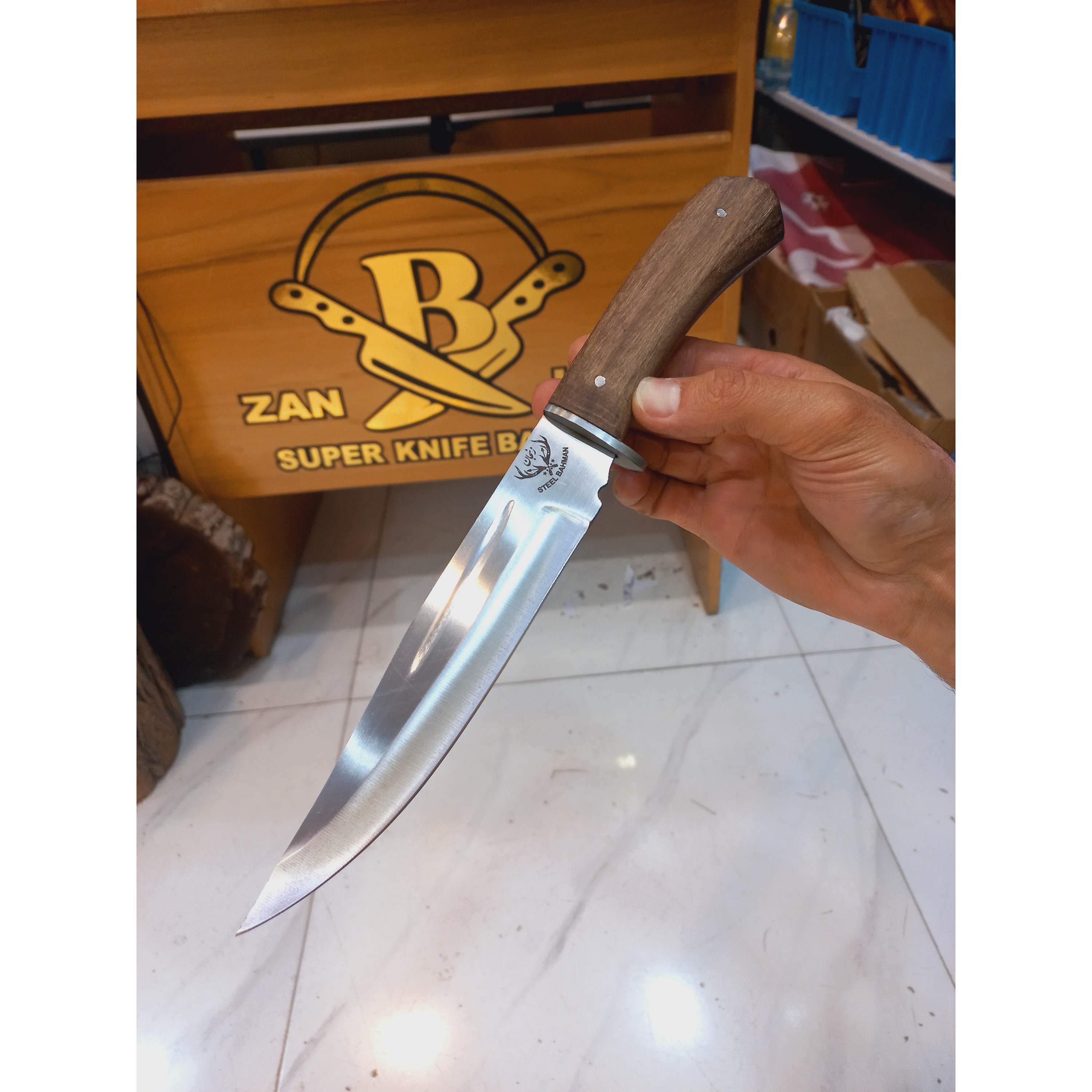 چاقوی طبیعتگردی و کمپینگ ضدزنگ بهمن زنجان